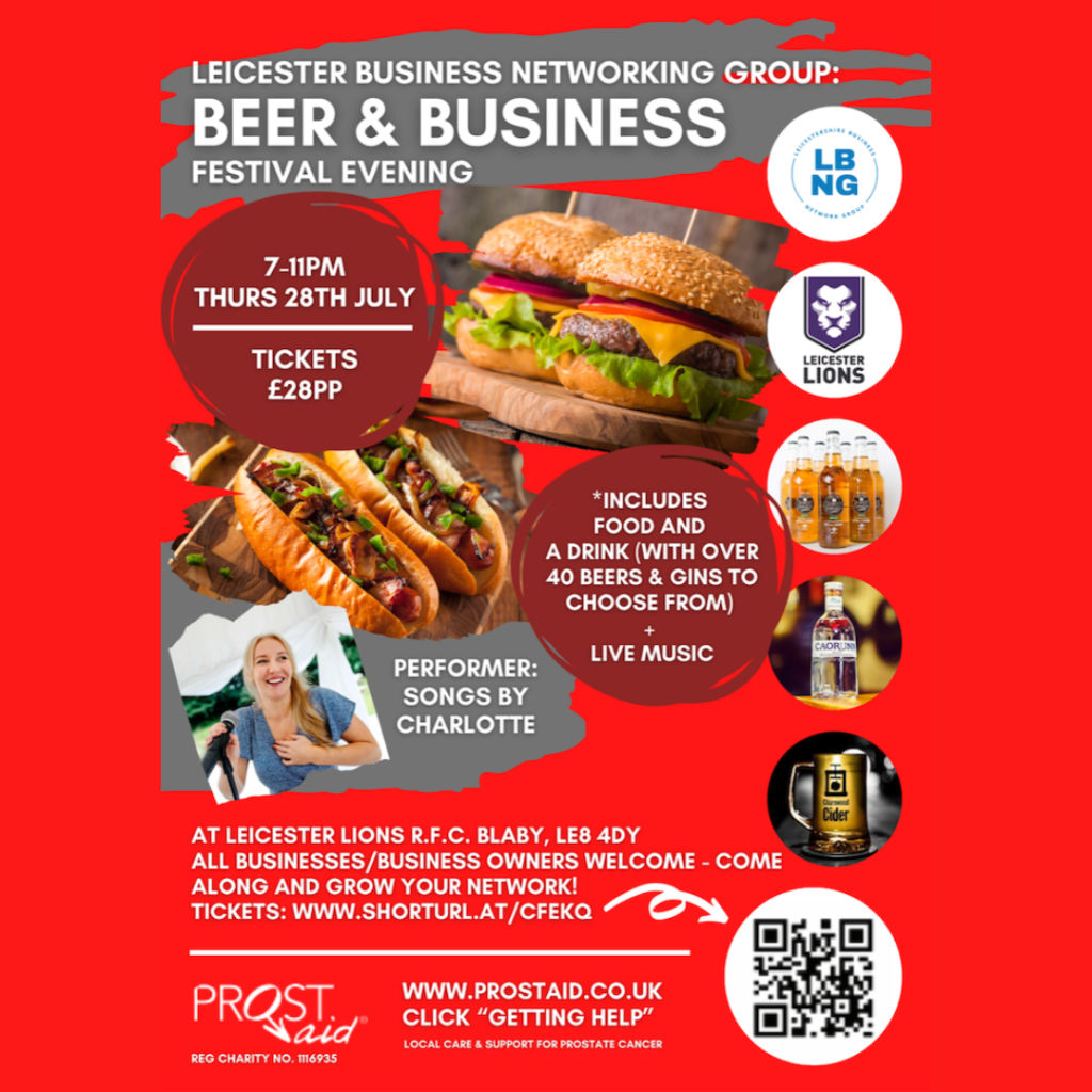 Business and Beer Festival Leicester Poster