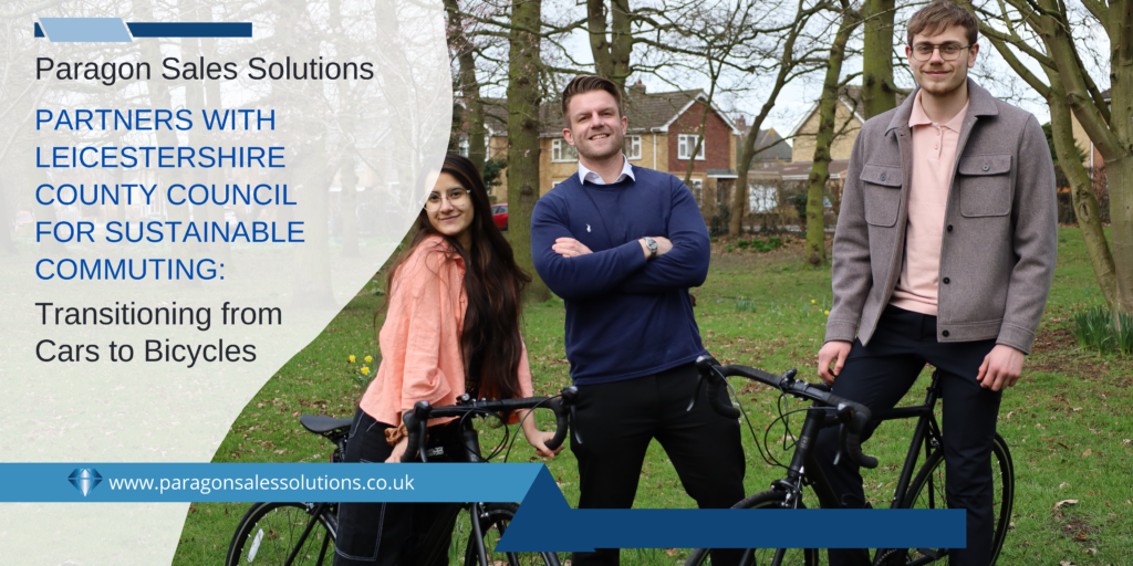 Paragon Sales Solutions chooses sustainable commuting options