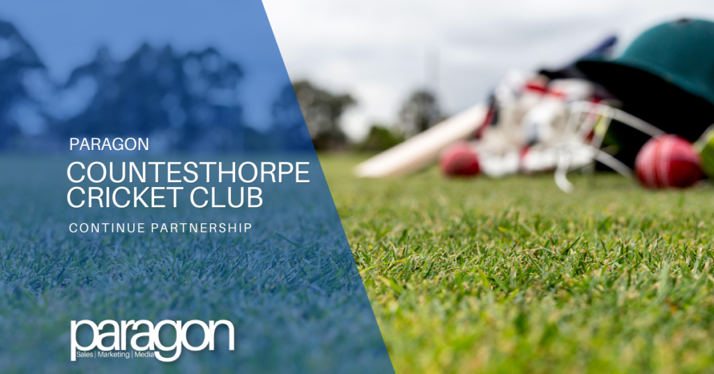 Paragon Sales Solutions renews Countesthorpe Cricket Club backing